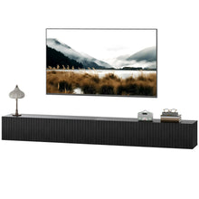 Meuble TV mural flottant jusqu’à 72 po avec rangement