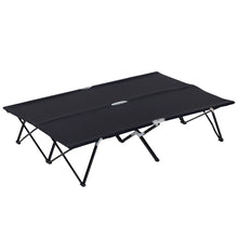 Lit de camping pliant double pour 2 personnes