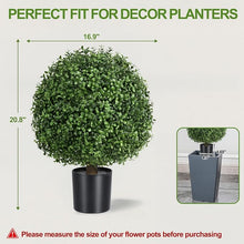 Ensemble de 2 arbustes artificiels décoratifs avec pots