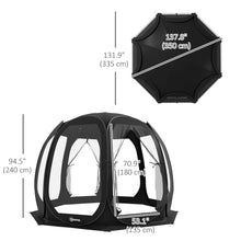 Abri moustiquaire instantané 6 à 7 personnes avec sac de transport