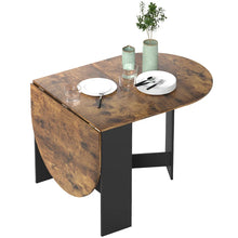 Table à manger pliante ovale