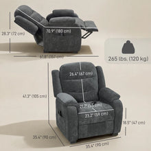 Fauteuil inclinable de massage