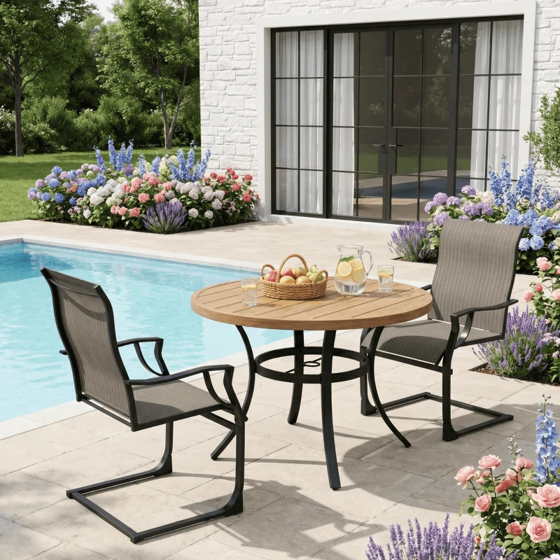 Ensemble de 2 chaises de patio