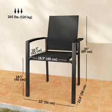 Ensemble de 2 chaises de jardin