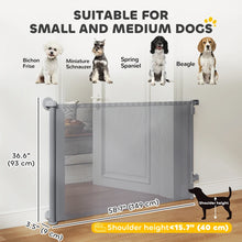 Portail rétractable pour chien