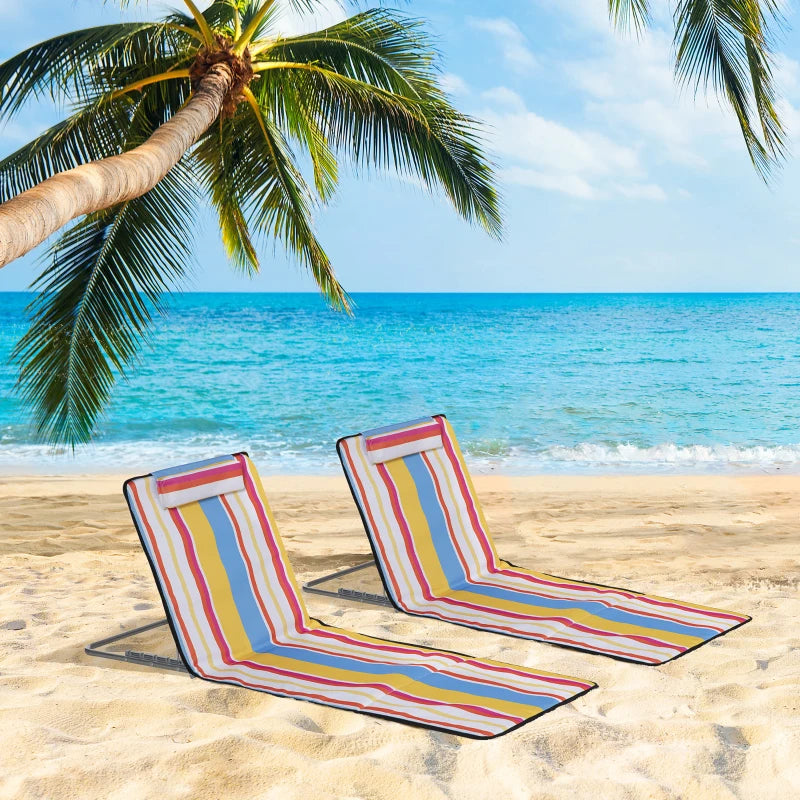 Duo de chaise de plage
