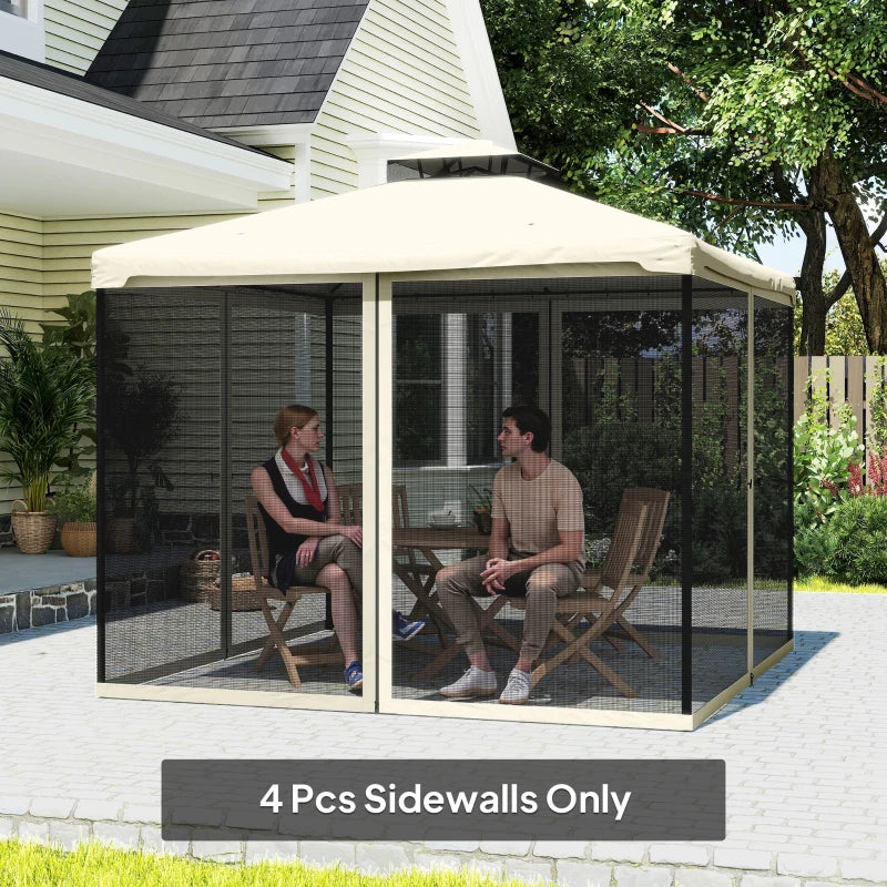Toile moustiquaire de rechange pour gazebo