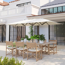 Parasol de patio double