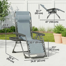 Ensemble de 2 chaises longues