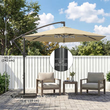 Parasol de patio avec base