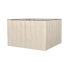 Ensemble de 4 rideaux d’intimité pour gazebo 10 x 12 pi – Panneaux seulement