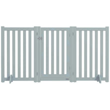 Barrière autoportante pliable pour chien avec porte intégrée