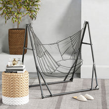 Support 2-en-1 pliable pour hamac et chaise suspendue