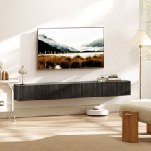 Meuble TV mural flottant jusqu’à 72 po avec rangement