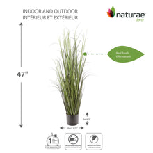 Plante décorative artificielle effet gazon 47 po