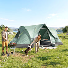 Tente de camping familiale 5 personnes avec toit en mile