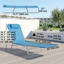 Ensemble de 2 chaises longues inclinables et pliantes avec oreillers