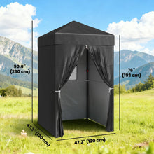 Tente d’intimité instantanée pour douche, vestiaire ou toilette portable
